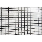 Película Decorativa Barra Branca 3,5x1,5cm Horizontal Detalhe