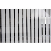 Película Decorativa Listra Branca 3,0x1,0cm Vertical Detalhe 