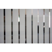 Película Decorativa Listra Branca 4,5x1,0cm Vertical Detalhe 