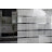 Película Decorativa Barra Branca 4,0x0,5cm Vertical Instalação Parcial
