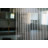 Película Decorativa Listra Prata 1,0x0,5cm Vertical Instalação Parcial 